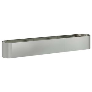 vidaXL Jardin sur&eacute;lev&eacute; Acier galvanis&eacute; 280 x 40 x 40 cm
