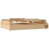 vidaXL Chevalet de table avec tiroir 41,5x37x12 cm bois massif de pin