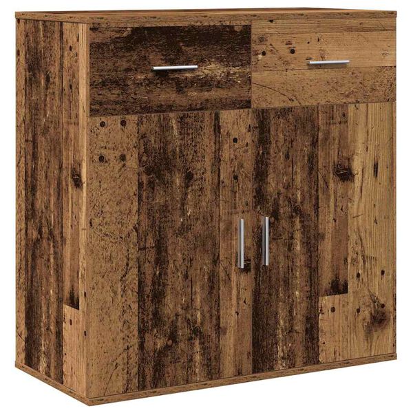 vidaXL Buffet Bois ancien 78 x 38 x 80 cm Bois d'ing&eacute;nierie
