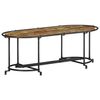 vidaXL Table basse 110x55x40 cm bois massif de r&eacute;cup&eacute;ration