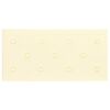 vidaXL Panneaux muraux 12 pcs Crème 60x30 cm Similicuir 2,16 m²