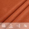 vidaXL Voile d'ombrage 160 g/m&sup2; carr&eacute; orange 6x6 m PEHD