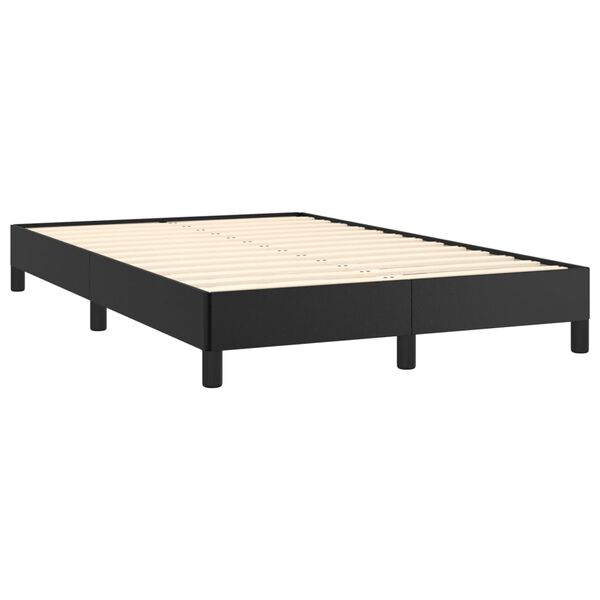 vidaXL Cadre de lit sans matelas noir 120x190 cm similicuir