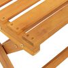 vidaXL Banc de jardin pliant Marron 80 x 42 x 85 cm