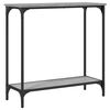 vidaXL Table console sonoma gris 75x30,5x75 cm bois d'ing&eacute;nierie
