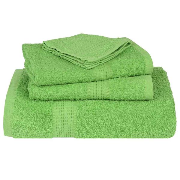 vidaXL Serviettes de douche FROGN 2 pcs vert pomme 70x140 cm 360 g/m²
