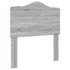 vidaXL Lit de Rangement Gris Sonoma 75 x 190 cm Bois d'ing&eacute;nierie