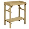 vidaXL Table de jardini&egrave;re Bois de pin impr&eacute;gn&eacute; 75x40x90 cm
