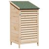 vidaXL Abri de jardin Naturel 59 x 56 x 113,5 cm Bois de Sapin Massif