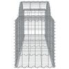 vidaXL Paniers &agrave; gabions arqu&eacute;s 7 pcs 200x50x60/80 cm Fer galvanis&eacute;