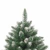 vidaXL Sapin de No&euml;l artificiel Vert 180 cm PVC, plastique et acier