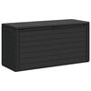 vidaXL Boîte de rangement de jardin Anthracite 116x44x55 cm