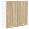 vidaXL Armoire suspendue avec stockage Ch&ecirc;ne Sonoma 80 x 31 x 80 cm