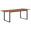 vidaXL Table &agrave; manger 200x100x75 cm bois massif d'acacia