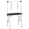 vidaXL Table de Toilettage Ajustable pour Chiens Chats 2 Potences