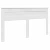 vidaXL T&ecirc;te de lit Blanc Bois d'ing&eacute;nierie