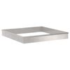vidaXL Cl&ocirc;tures anti-limaces 12 pc 100 x 3,5 x 25 cm Acier inoxydable