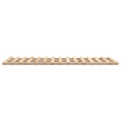 vidaXL Cadre de lit sans matelas 120x190 cm bois de pin massif