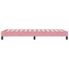 vidaXL Cadre de lit sans matelas rose 80x210 cm velours