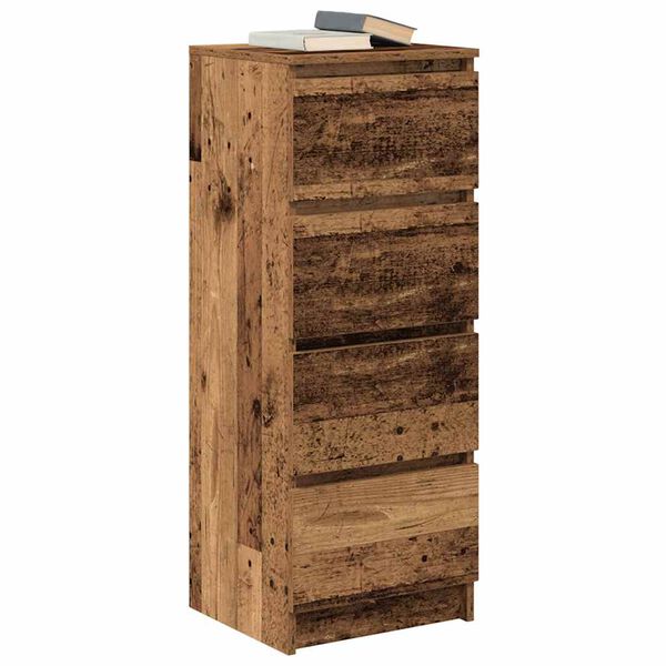 vidaXL Buffet vieux bois 37,5x35x99 cm bois d'ing&eacute;nierie