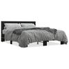 vidaXL Cadre de lit sans matelas noir 150x200 cm