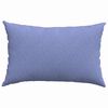 vidaXL Coussins de canapé 2 pcs Bleu 60 x 40 cm tissu