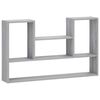 vidaXL &Eacute;tag&egrave;re Murale Sonoma gris 100 x 17 x 60 cm Bois d'ing&eacute;nierie