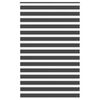 vidaXL Store z&egrave;bre noir 150x230 cm largeur du tissu 145,9 cm polyester