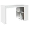 vidaXL Bureau blanc 123,5x73,5x75 cm bois d'ing&eacute;nierie