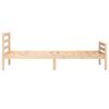 vidaXL Cadre de lit sans matelas bois massif 90x200 cm