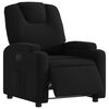 vidaXL Fauteuil inclinable électrique Noir Tissu