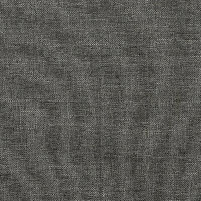 vidaXL Têtes de lit 2 pcs Gris foncé 72x5x78/88 cm Tissu