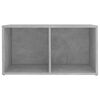 vidaXL Meubles TV 2 pcs Gris b&eacute;ton 72x35x36,5 cm Bois d'ing&eacute;nierie