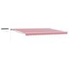 vidaXL Auvent r&eacute;tractable &eacute;lectrique Rouge et Blanc 4,5 &times; 3 m