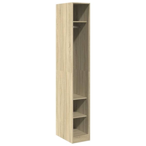 vidaXL Garde-robe chêne sonoma 30x50x200 cm bois d'ingénierie