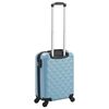 vidaXL Valise rigide Bleu ABS