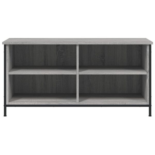 vidaXL Meuble TV Sonoma gris 100x40x50 cm Bois d'ing&eacute;nierie