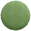 vidaXL Coussins de si&egrave;ge 2 pcs Vert clair &Oslash; 40 x 13 cm Velours