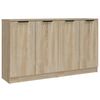 vidaXL Buffets 2 pcs Ch&ecirc;ne sonoma 60x30x70 cm Bois d'ing&eacute;nierie