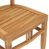 vidaXL Ensemble &agrave; manger de jardin 3 pcs Bois de teck solide