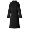 vidaXL Robe de bain sans capuche Noir xl Flanelle