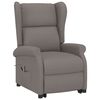 vidaXL Fauteuil Taupe Tissu