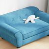 vidaXL Canap&eacute; pour chien Turquoise 72x45x30 cm Peluche