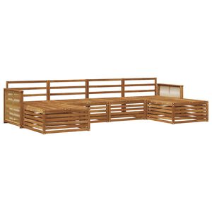 vidaXL Ensemble de canap&eacute;s d'ext&eacute;rieur 6 pc Bois d'Acacia Massif