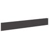 vidaXL Bordure de Pelouse 10 pc 100 x 15 cm Acier Noir