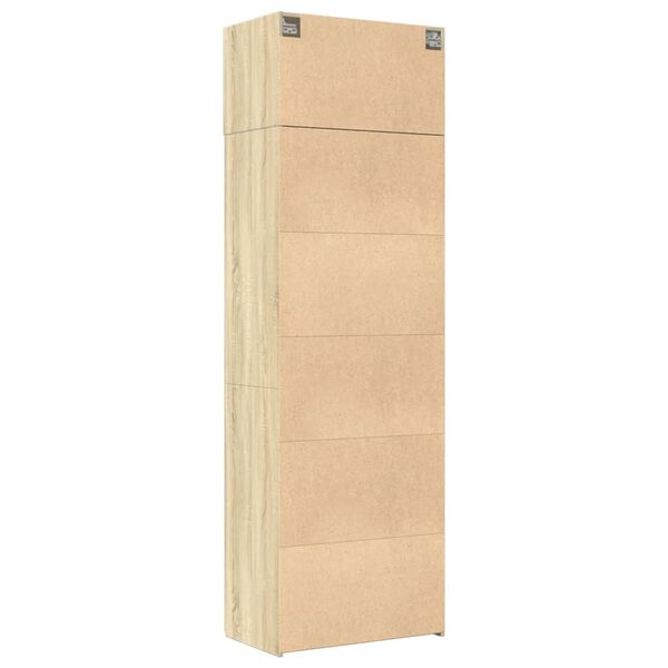 Armoire Murale Chêne Sonoma 70x42,5x40 Cm | Bois D’ingénierie Résistant | Rangement Gain De Place