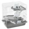 FLAMINGO Cage pour hamsters Binky 45x30x44,5 cm Gris