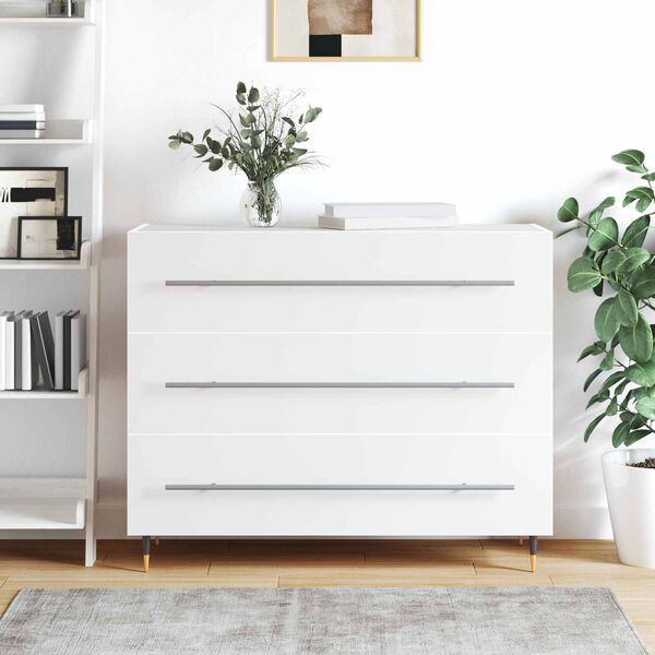 vidaXL Poign&eacute;e de cabinet 2 pcs Argent&eacute; 800 mm Acier inoxydable