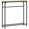 vidaXL Table console Ch&ecirc;ne artisanal 75 x 19,5 x 75 cm