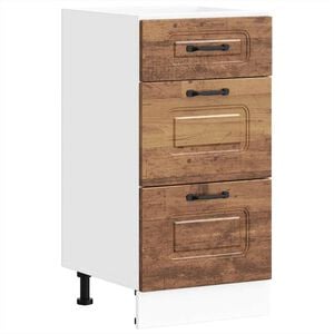vidaXL Armoire de cuisine Kalmar vieux bois bois d'ing&eacute;nierie